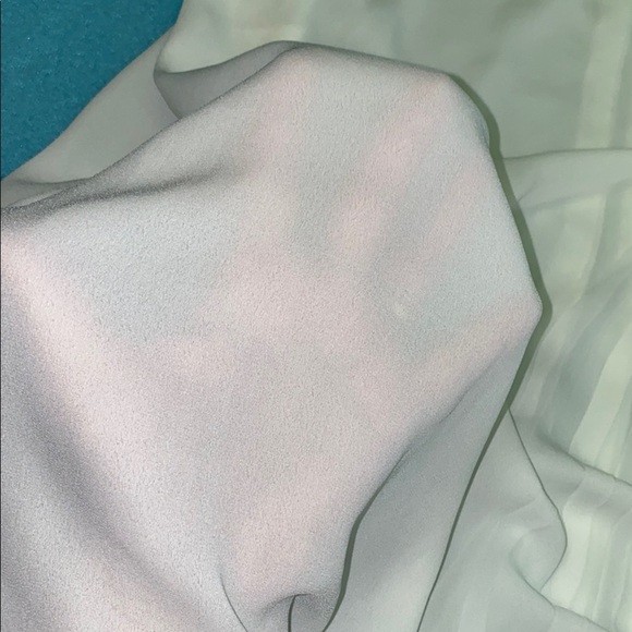 DANIEL RAINN pleated semi sheer sleeveless top hidden abalone buttons size 2X - Picture 3 of 10